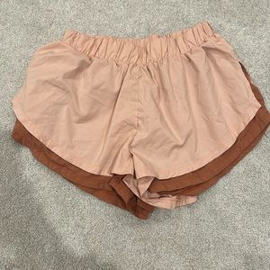 Free People Light Pink Shorts